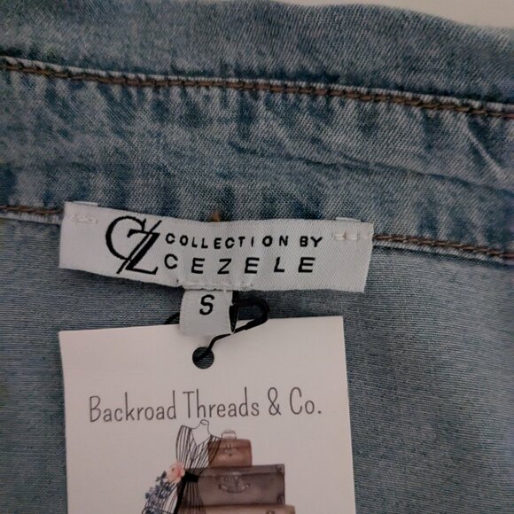 Cezele NWT - S - Soft Jean Tier Dress - Picture 7 of 7